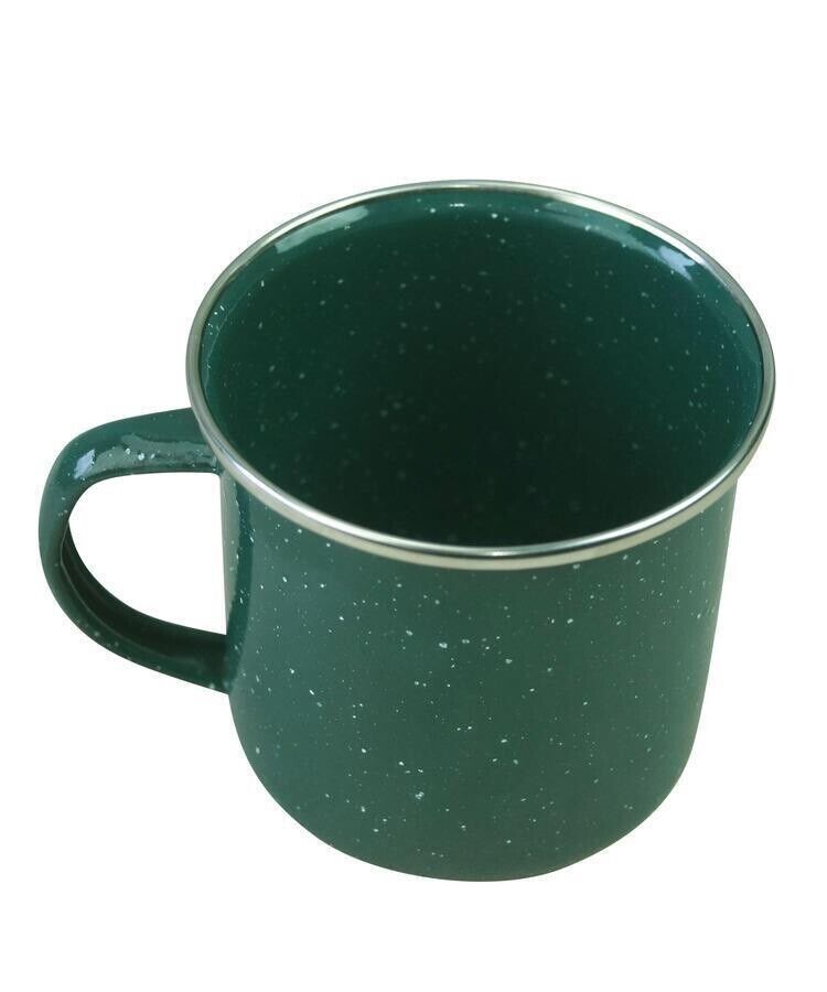 Kombat Uk Deluxe Enamel Mug Camping Tableware Hard-Wearing Picnic Cup