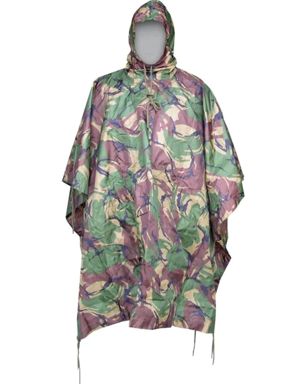 Kombat UK US Style Poncho Green BTP DPM Waterproof Army Outdoors Camping Country
