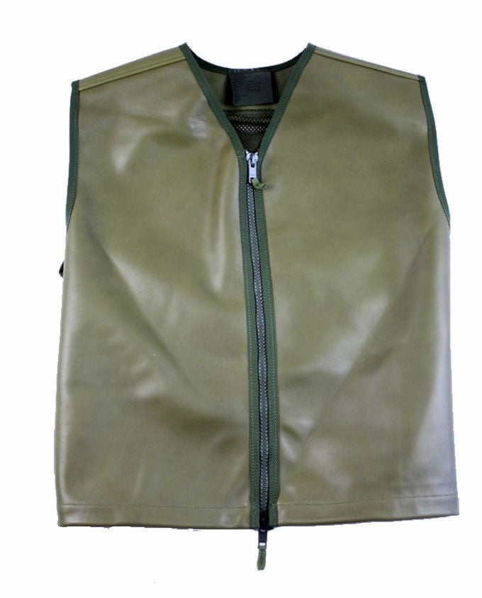 New British Army Leather Protective Combat Jerkin Gilet Vest  190/112  /  XL