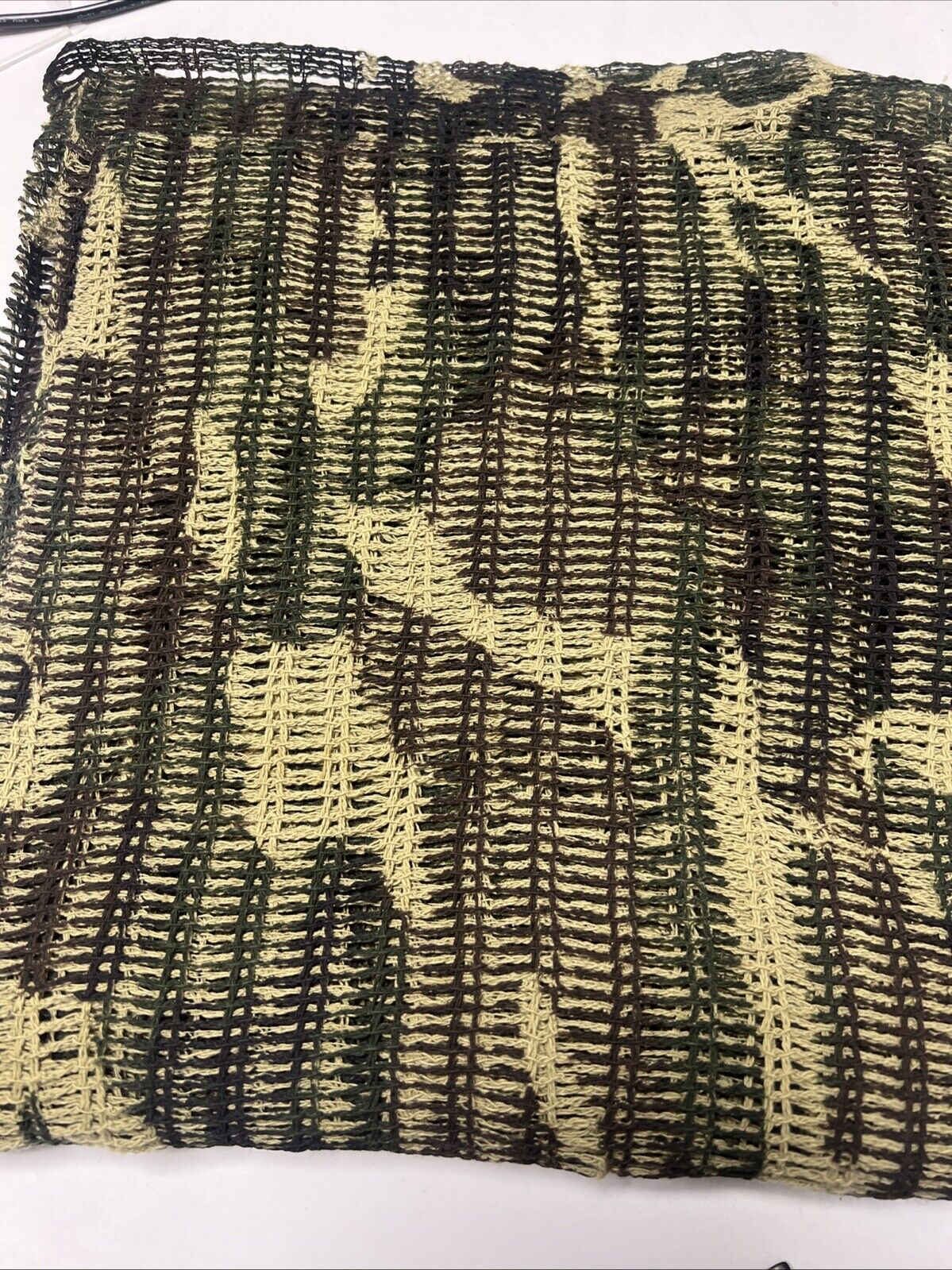 Green Camo Scrim Scarf Net Scarf Army Style