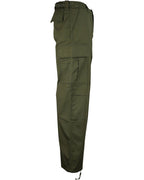 Army Style M65 BDU Ripstop Combat Cargo Lightweight Green Military Trousers Work