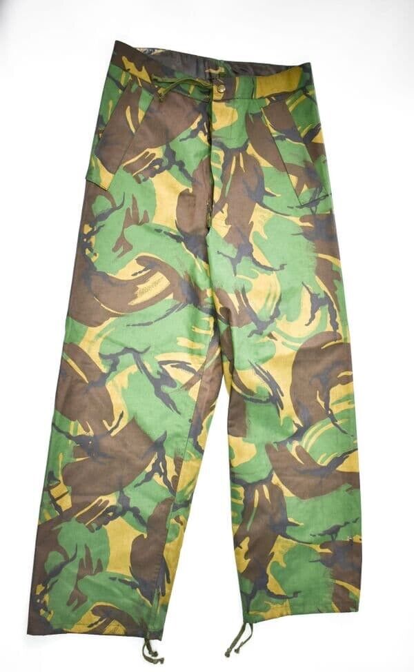 British Army DPM PVC Waterproof Trousers Camo