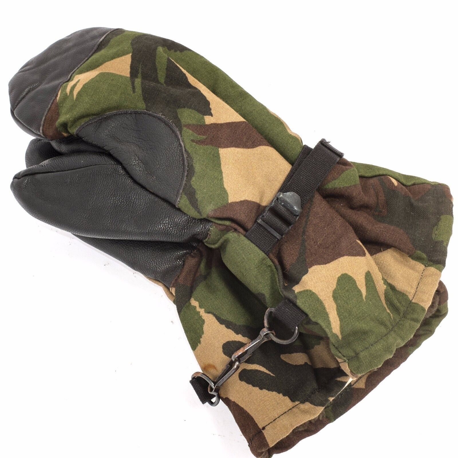 Extreme Cold Weather Dutch Army DPM Leather Gloves