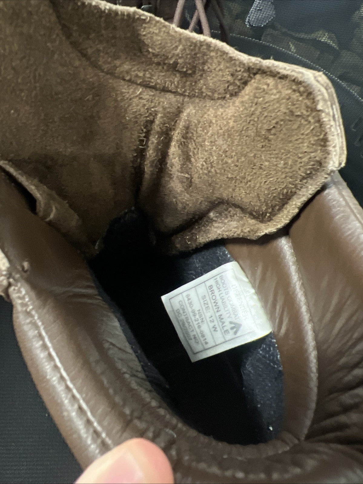 ALTBERG DEFENDER BOOTS - 12W , Brown Leather Defender Combat  British Army