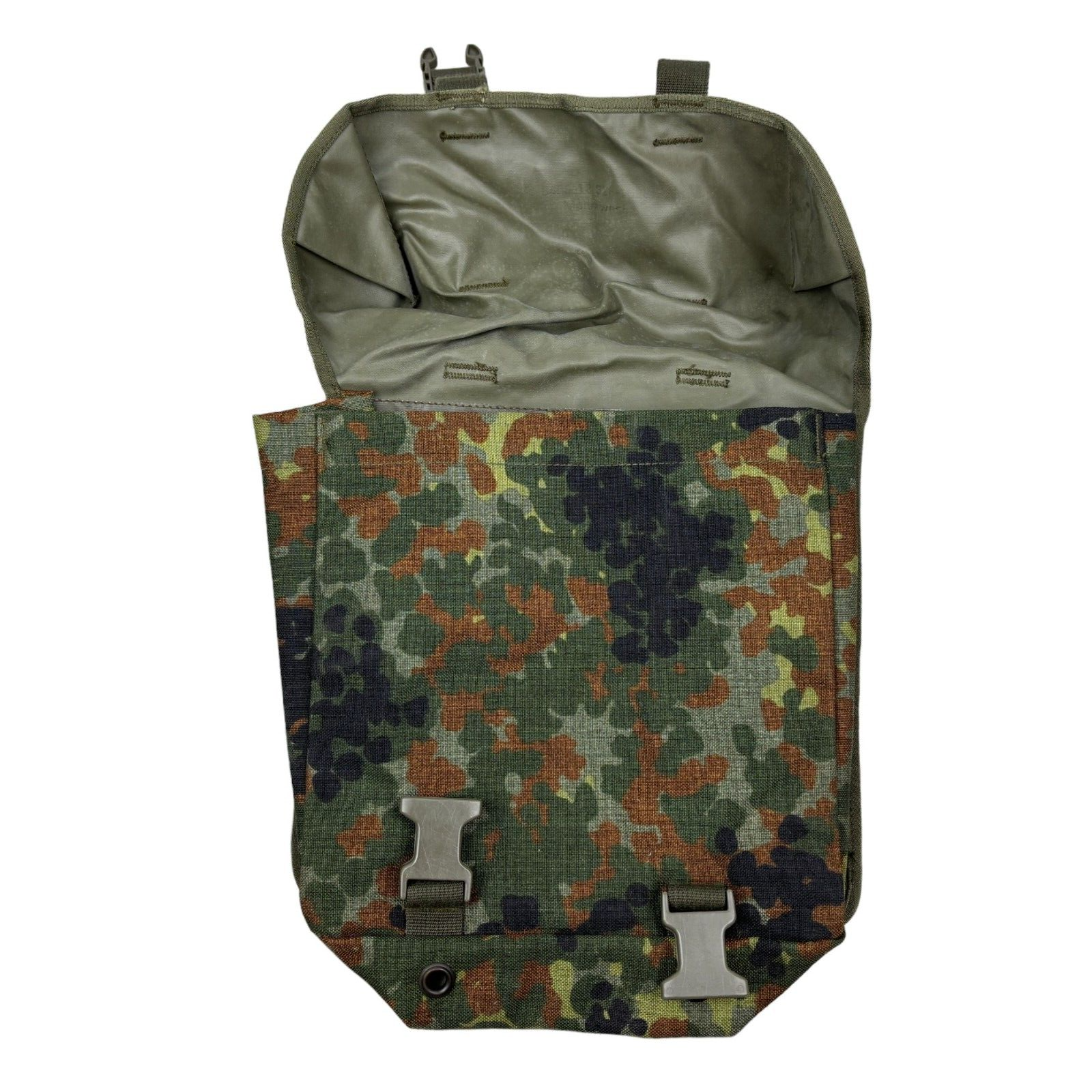 German Army Flecktarn Pouch Gas Mask Bag Respirator Pack
