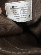 British Army Brown WP Jungle Combat Boots Warm Weather UK 10M