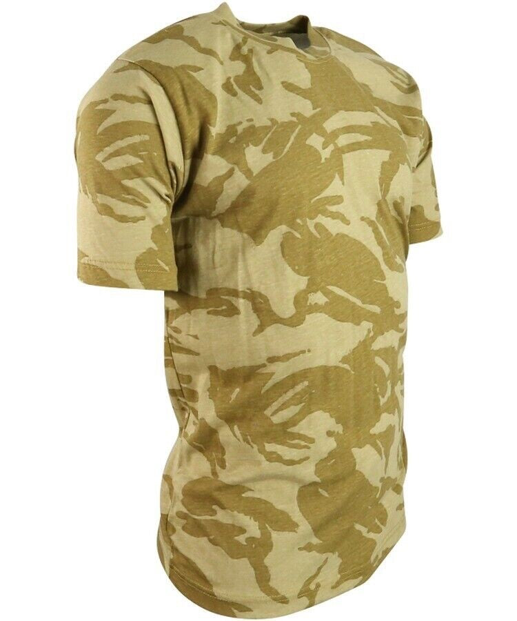 Kombat UK T-Shirt British Desert Polycotton Men's Army Top Military 