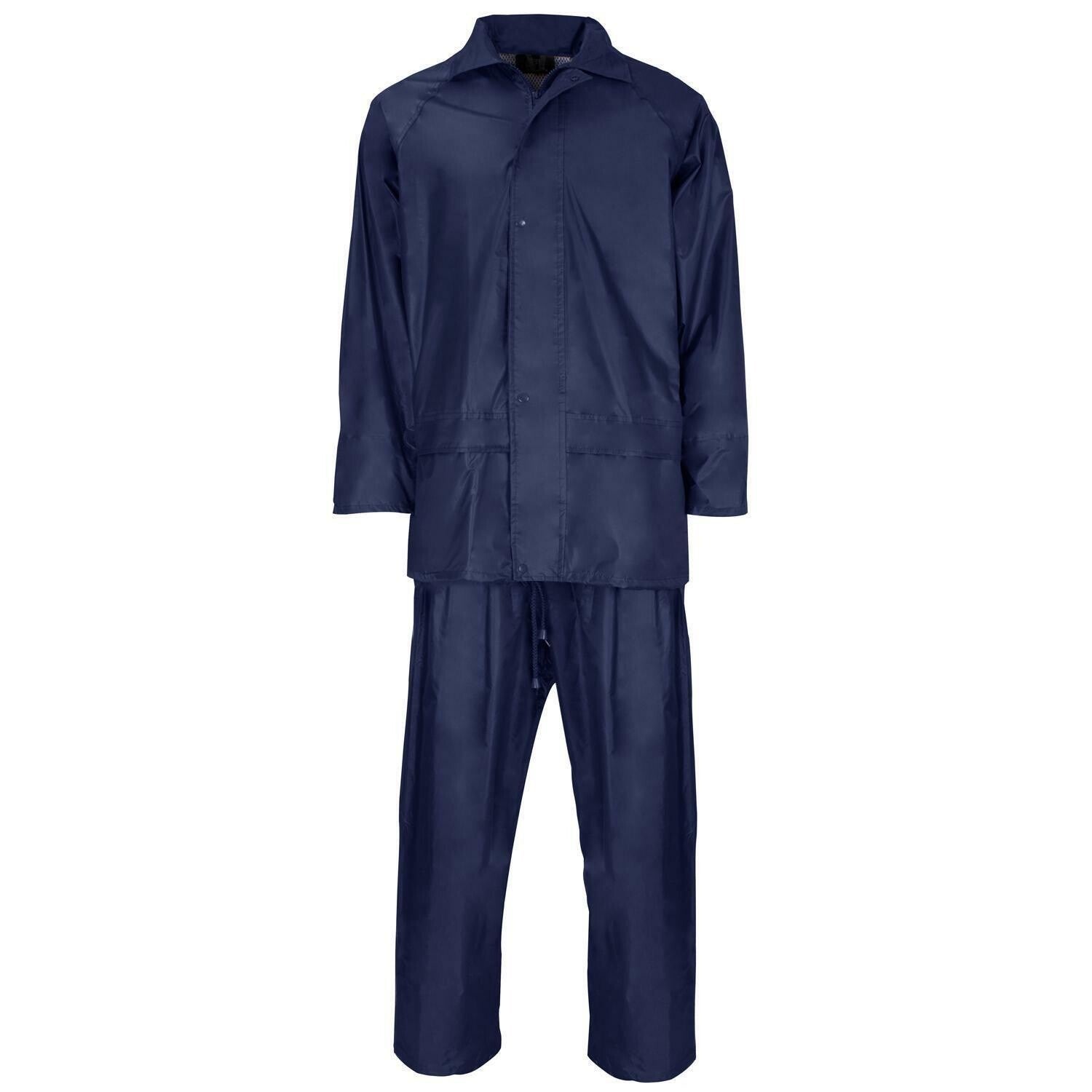 Waterproof Rainsuit | Jacket & Trouser Rain Suit | Hi Vis | Workwear | 5 Colours