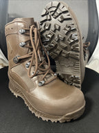 WOMENS HAIX HIGH LIABILITY BOOTS Combat Leather Size 5 Wide British Army NEW