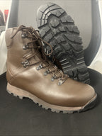 MENS  ITURRI PATROL BOOTS - 9 Medium , Brown Leather Combat, British Army Issue