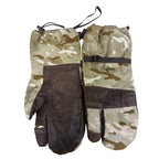 British Army Blizzard Mittens Goretex MTP Leather Camo Gloves   Small - Large