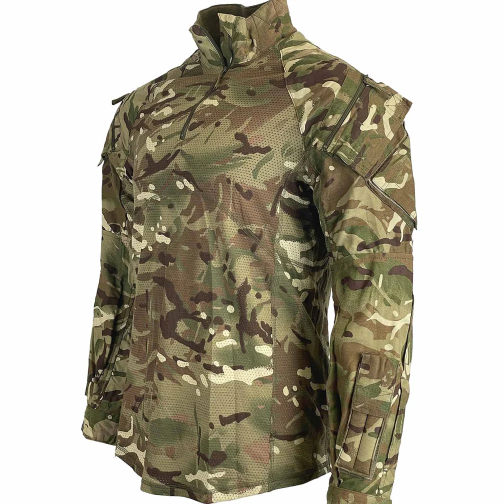 British Army RAF Air Crew UBACS MTP Camo FR Combat Shirt