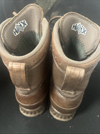 British Army Haix Brown High Liability Combat Boots. UK 7