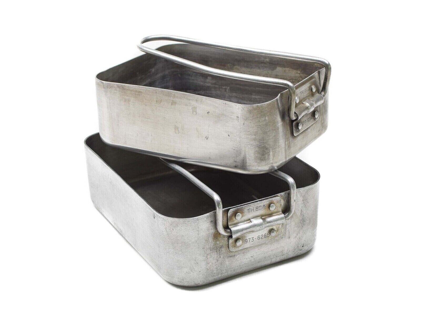British Military Issue Metal Cooking Ration Mess Tin