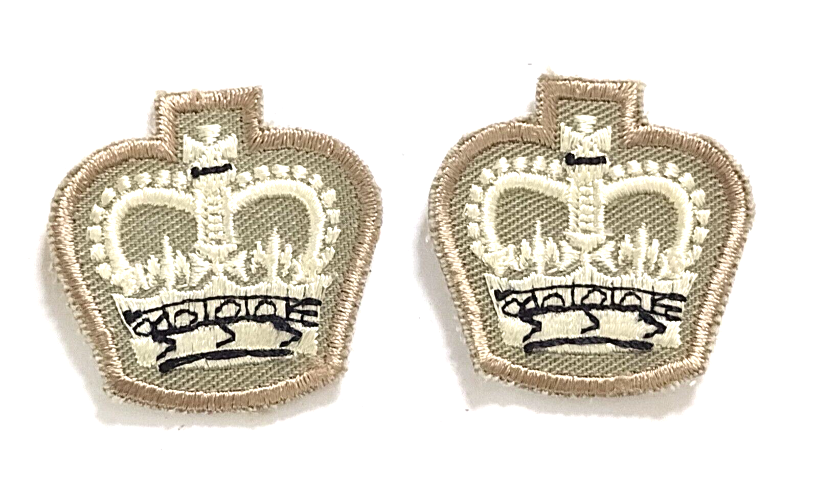 British Army Insignia Sergeants Rank Crown Badge Cloth Badge QC EIIR 3 ...