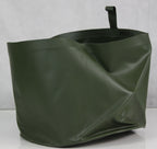 Genuine Surplus Dutch Army  Folding Wash Bowl Water Bowl Green Rubberised Canvas