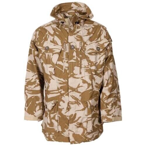 British Army Windproof Desert DPM Smock Camouflage Military Surplus Jacket