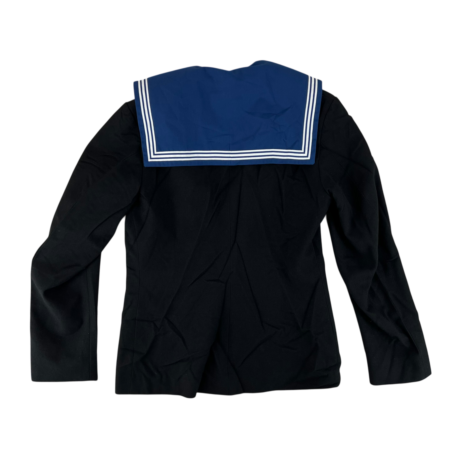 British Royal Navy Mens Jumper Black Class II Dress Sailors Top