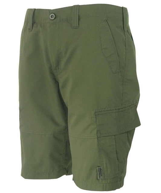 Kombat UK Men's Recon Cargo Shorts Olive Green Outdoor Army 32" - 44"