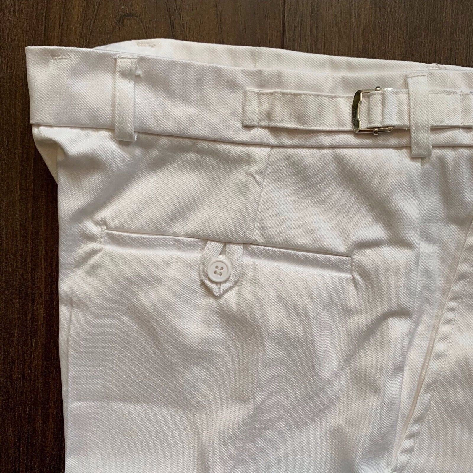 WHITE RN ROYAL NAVY NAVAL CLASS 2 DRESS TROUSERS - NEW