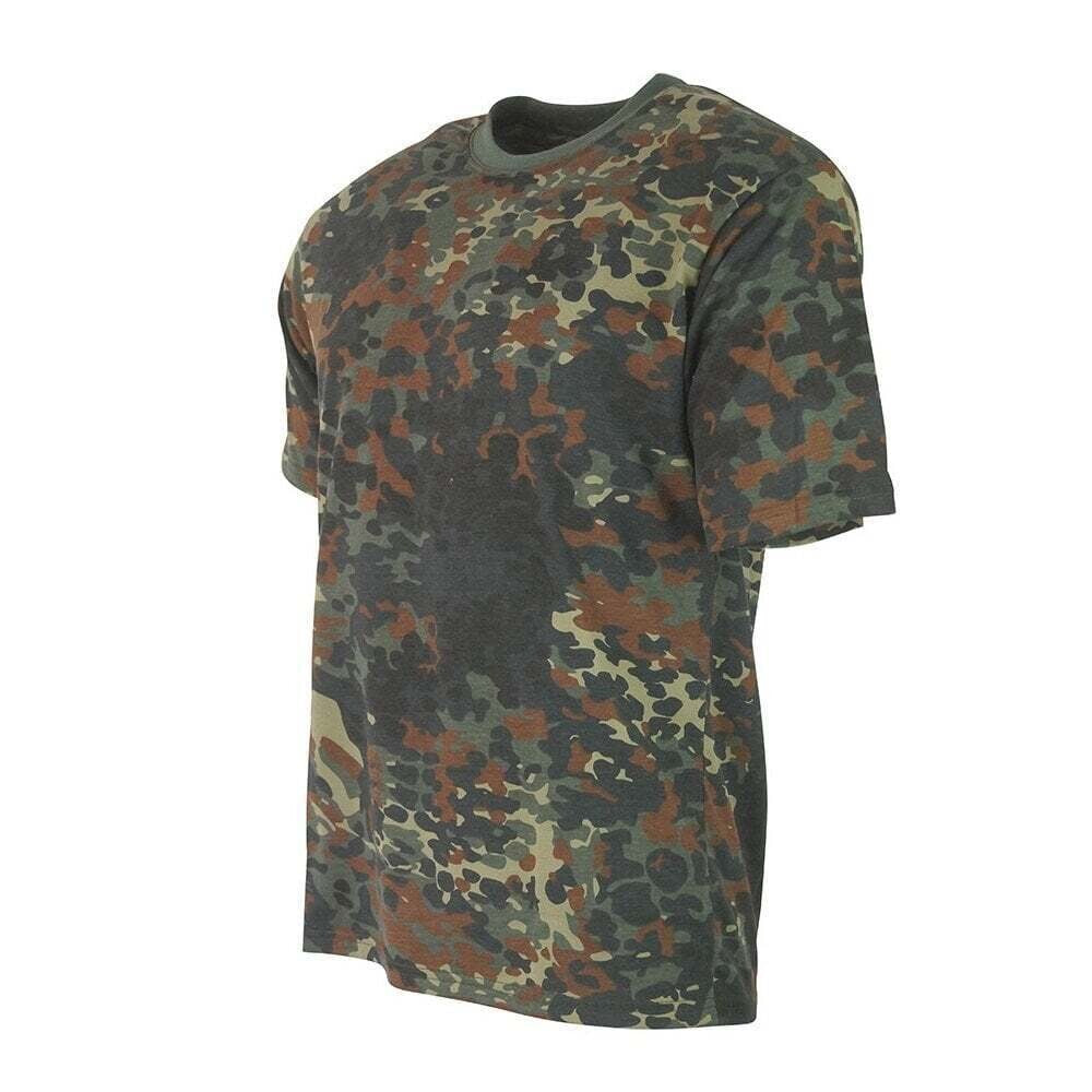 Kombat UK Flecktarn / German Camo T- Shirts NEW