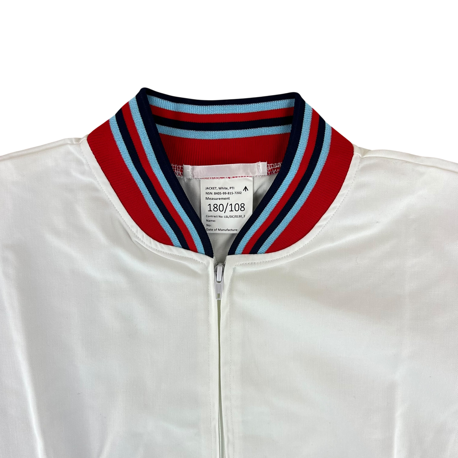 British Army PTI Jacket White Tricolour Retro NEW 170/100