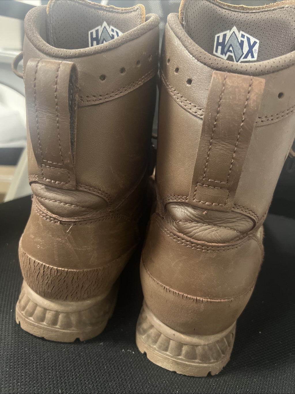 Mens Haix Boots UK 7M Combat Brown Leather High Liability ,British Army
