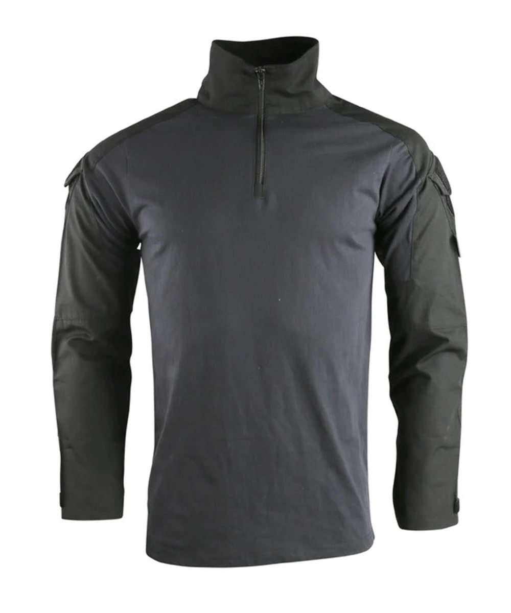 KOMBAT TACTICAL SPEC-OPS UBACS SHIRT BLACK UNDER BODY BRITISH ARMY MEDIUM