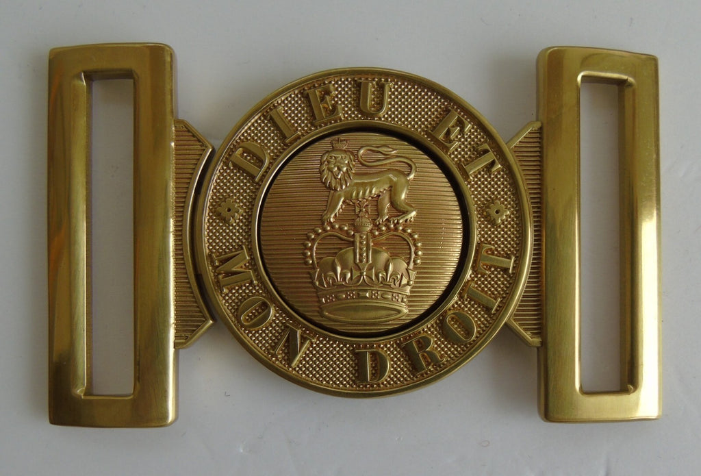 British Army General Service Brass Ceremonial Parade Belt Buckle