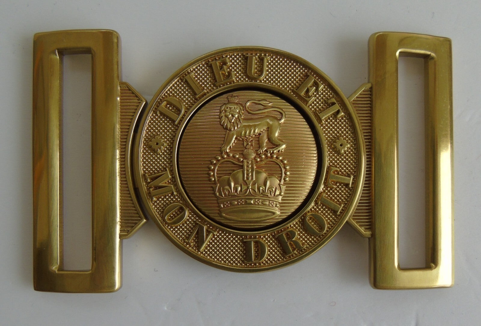 British Army General Service Brass Ceremonial Parade Belt Buckle