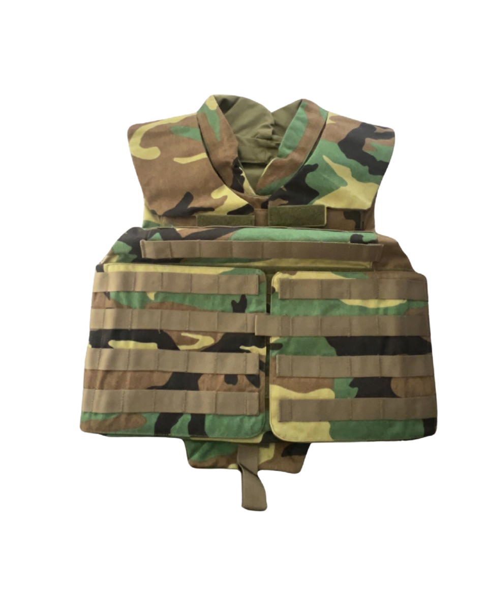 Vest Guard Ballistic Soft Armor NIJ II Vest Woodland Camo Shell