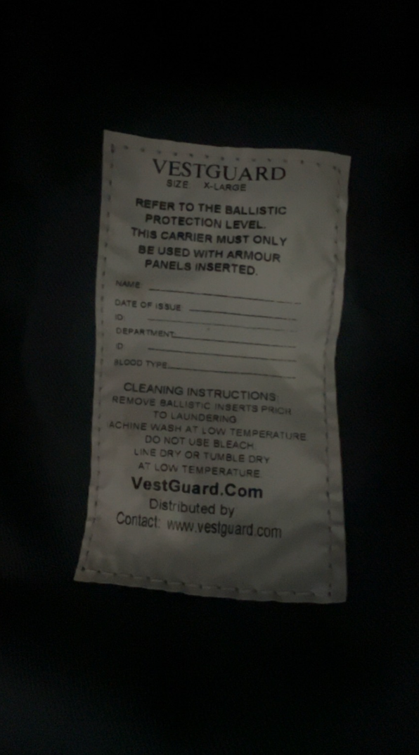 Vest Guard Ballistic Soft Armor NIJ II Vests Blue Police Shell