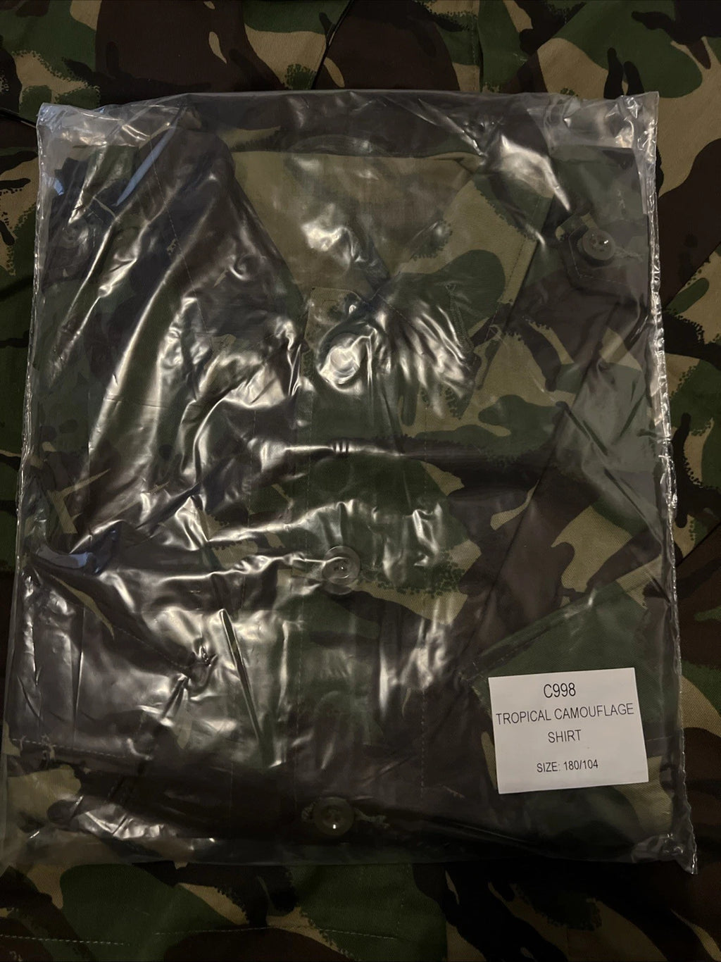 British Army Tropical DPM Shirt Military Camo Combat Jacket NEW