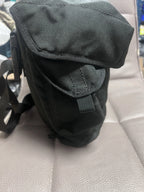 British Army Gas Mask Bag Black Haversack Respirator Pack