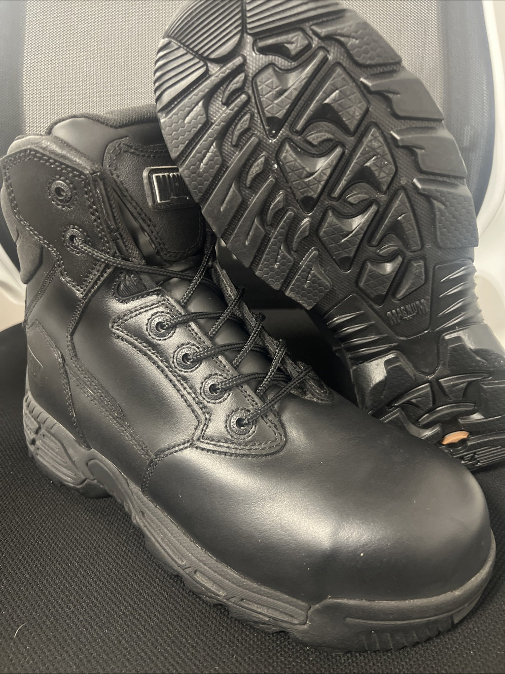 Magnum Stealth Force 6.0 Safety Boots Work Composite Toe SUPERGRADE Size UK 7