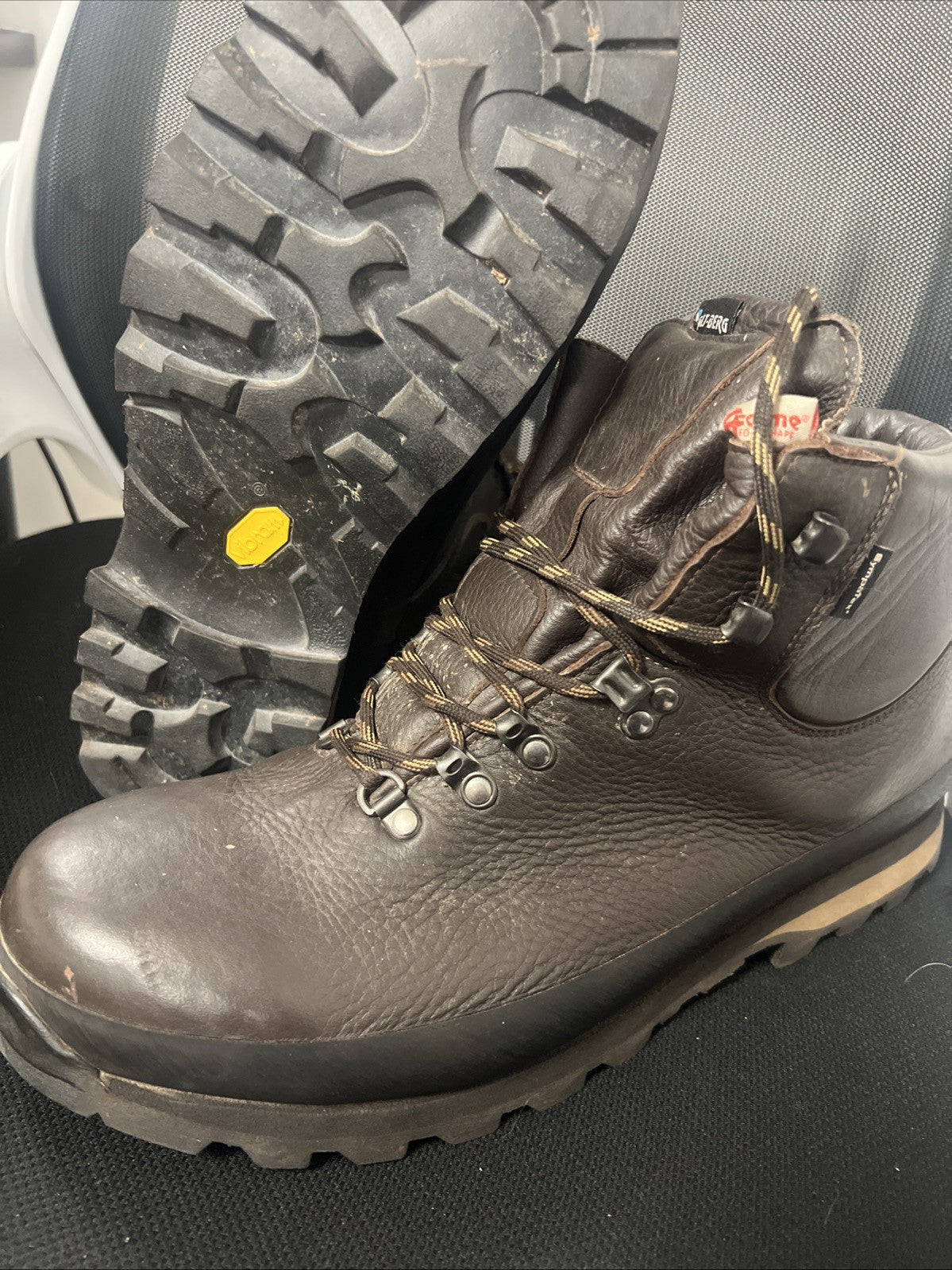 Altberg Fremington Mid Brown Leather Walking Boots Size UK 12
