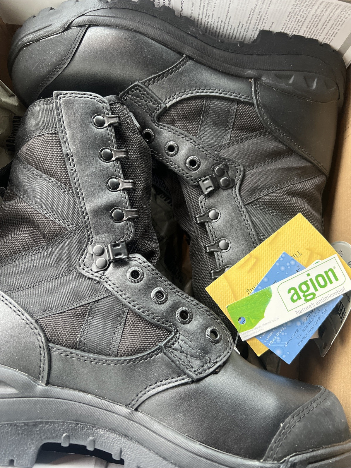 Magnum Scorpion Steel Toe Safety Boots British Army Black Size 7 M New & Boxed