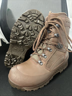 WOMENS HAIX BOOTS - Size: 4 Medium , Brown High Liability Combat , British Army