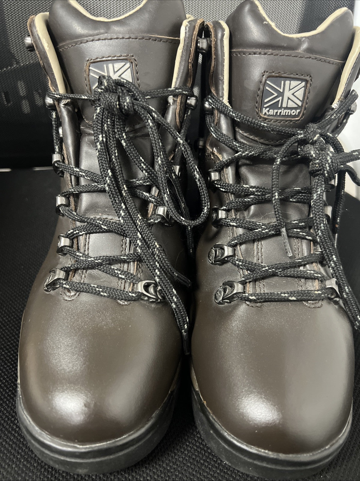 KARRIMOR KSB ORKNEY HIKING WALKING BOOTS  BROWN SIZE 7