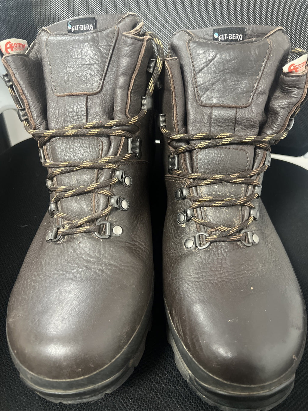 Altberg Fremington Mid Brown Leather Walking Boots Size UK 12