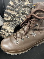ALTBERG BOOTS -Size: 7 Large , Mens Defender Brown Leather Combat , British Army