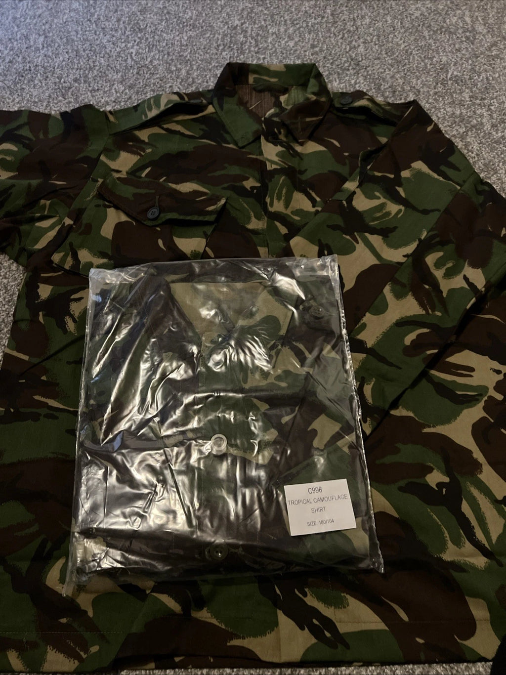 British Army Tropical DPM Shirt Military Camo Combat Jacket NEW
