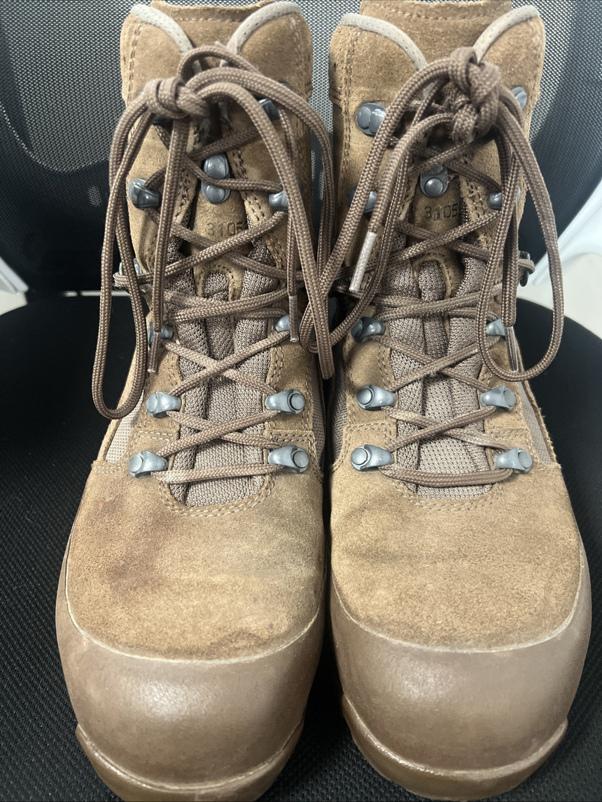 HAIX DESERT BOOTS -  Mens Size 7M Brown Suede Desert High Liability Combat