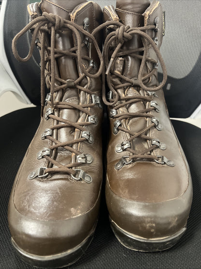 British Army Iturri Brown Leather Goretex Cold Wet Weather Combat Boots - UK 11M