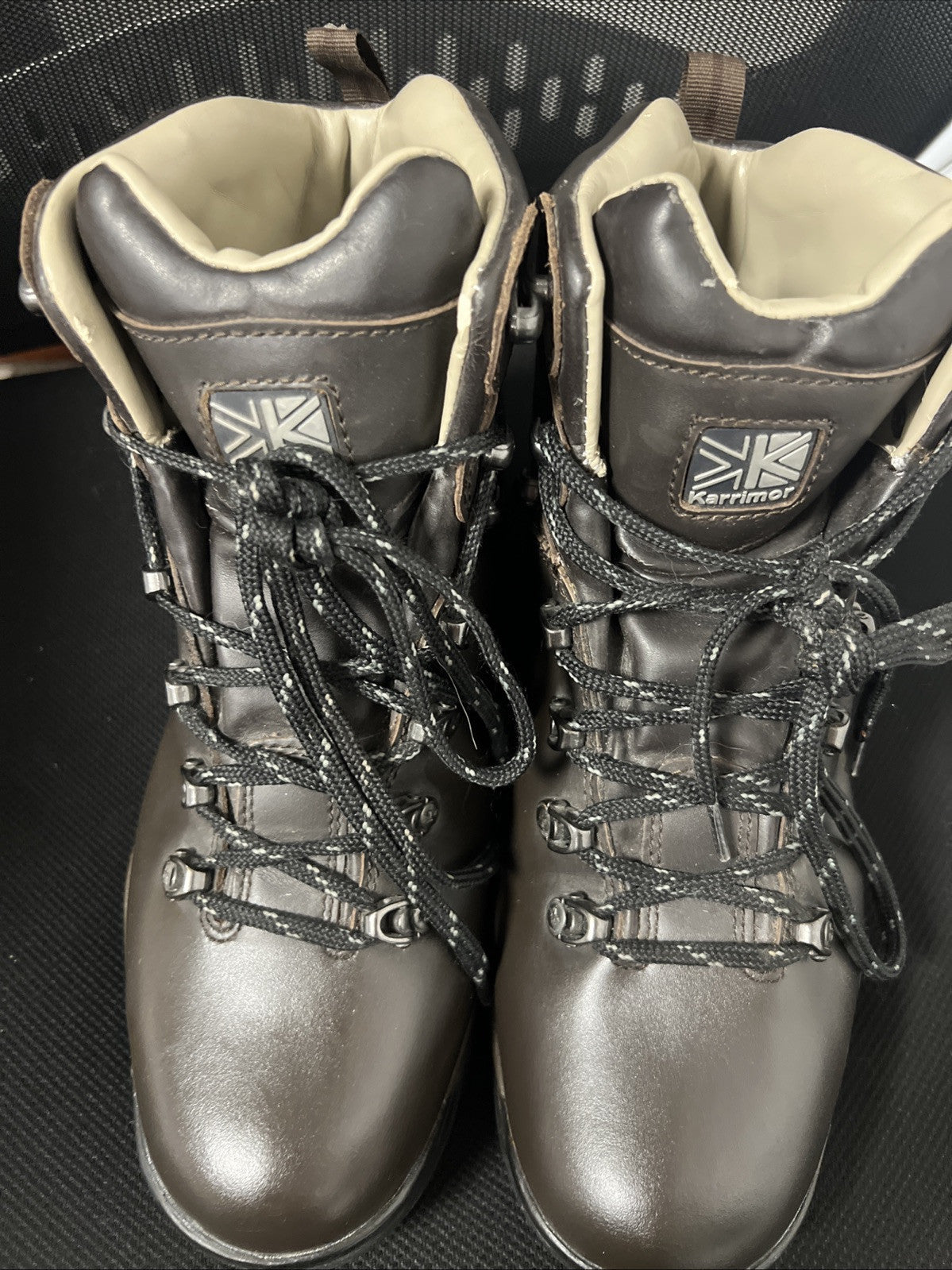 KARRIMOR KSB ORKNEY HIKING WALKING BOOTS  BROWN SIZE 7